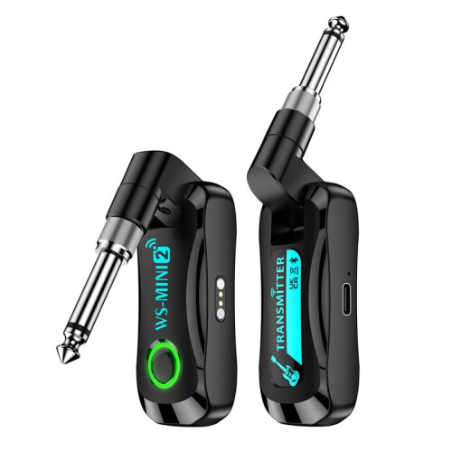 Upgrade 2.4G Guitar Wireless Transceiver System Low Latency Real- Transmission Guitar Wireless Transmitter Receiver