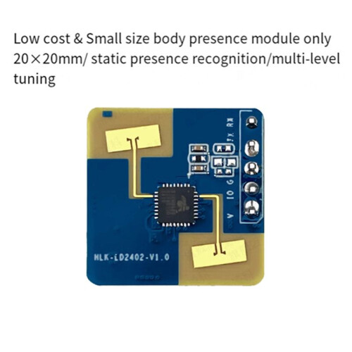 LD2402 24G Static Human Body Presence Detection 7m AIoT Millimeter Wave Sensor  Module GPIO and UART Interfaces 2