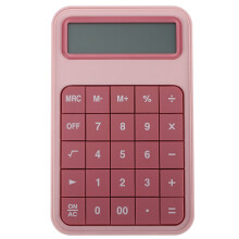 1Stduurzame Roze Rekenmachine ABS Acryl Met Scherm Voor Kantoor