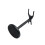 Beard Shaving Accessories Zwart Opslagrek Alloy Stevig 8