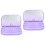 2Stk Künstliche Wimpernbox Mit LED-Licht Und Organizer 4