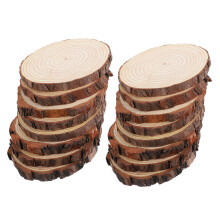 60 runde Holzscheiben natur, unbehandelt, zum Basteln, DIY