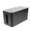 Power Strip Kabelmanagement Box Schwarz Größe S 4