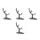 4Pièces Supports Display Noir Pour Figurines Posables Et Modèles 7