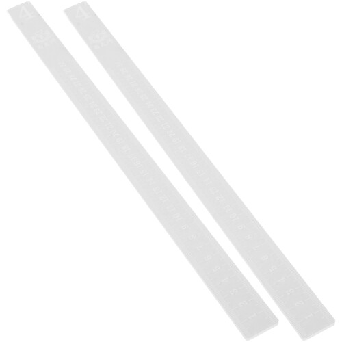 8Stk Backwerkzeug Teigdickenmesser Weiß Mit Leveling Lineal Set 2