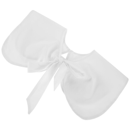 2Stk Weiße Abnehmbare False Collar Mit Schleife Für Bluse 1