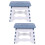 2Ud Taburete Plegable De Material Plástico Para Camping Y Hogar 8