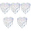5Ud De Vidrio Para Acrílico Con Tapa Transparente 4