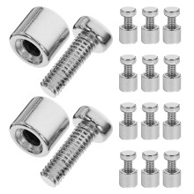 40Sets Durable Metal Standoff Pins for Acrylic Sign and Wall Mounts
