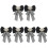 6Ud Broche Gran Negro Con Pin Para Y Abrigos Mujer 4
