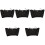 5Ud Camisas Protec Sudoraxilas Negro Cómodas Para Mujer 5