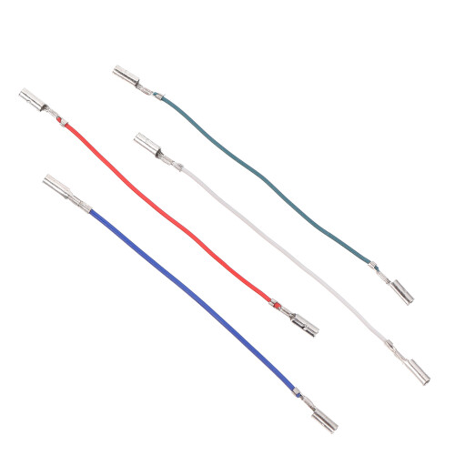 8Ud Cables Para Tocadiscos Resistentes Y Prácticos En Colores Surtidos
