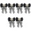 6Ud Broche Gran Negro Con Pin Para Y Abrigos Mujer 5