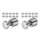 40Jgo Hardware Metálico Para Montajes De Pared, Tornillos Para 6