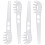 4Ud Cucharas Blancas Para Pasta Con Perforado Y Bordes Dentados 1