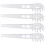4Ud Cucharas Blancas Para Pasta Con Perforado Y Bordes Dentados 8