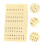 6Ud Pegatinas De Notas Para Piano De Dedo Material Papel Amarillo 4