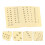 6Ud Pegatinas De Notas Para Piano De Dedo Material Papel Amarillo 3