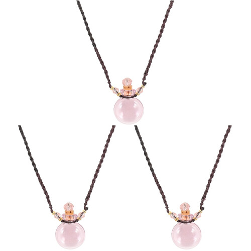 3Ud Collar Botella Aroma Rosa Difusor Decorativo Perfume Práctico 2