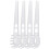 4Ud Cucharas Blancas Para Pasta Con Perforado Y Bordes Dentados 6
