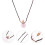 3Ud Collar Botella Aroma Rosa Difusor Decorativo Perfume Práctico 11