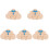 5Ud Placas De Nacimiento Infantil De Madera Para Decorar Y 3