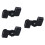 3Ud Adaptador Extensor Para Con Soporte Nut Negro 9