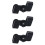 3Ud Adaptador Extensor Para Con Soporte Nut Negro 10