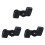 3Ud Adaptador Extensor Para Con Soporte Nut Negro 4