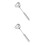 2Ud Mini Metálicos Para Sopa Y Salsa Color Plata 9