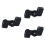 3Ud Adaptador Extensor Para Con Soporte Nut Negro 8