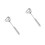 2Ud Mini Metálicos Para Sopa Y Salsa Color Plata 8