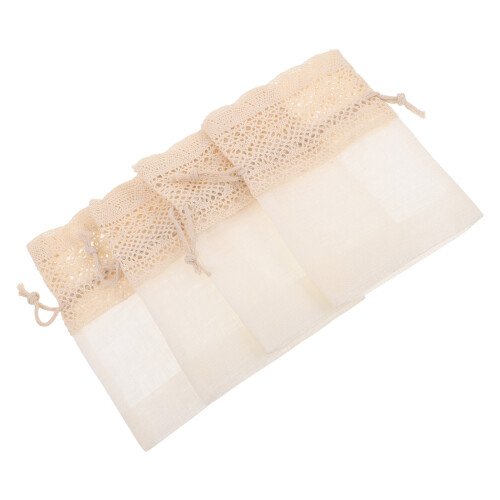 8Ud Bolsas Mini Caqui De Con Cordón Para Joyería Y Accesorios 1