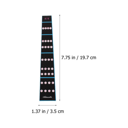 10Ud Pegatinas Para Notas Violín Papel Liviano Práctico Multicolor 1