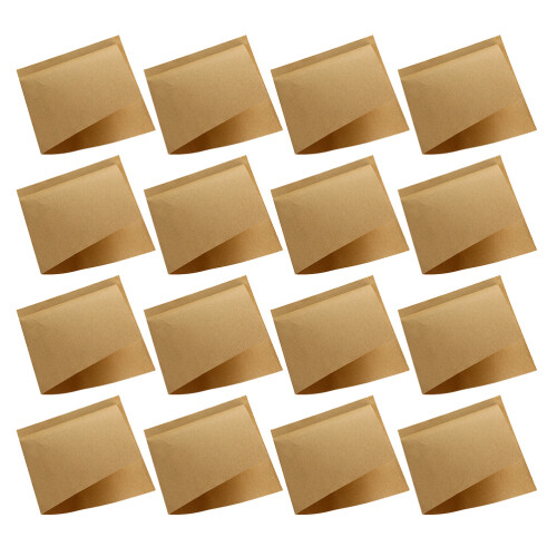 200Ud Papel Kraft Antigrasa Triangular Para Empaques De Comida Khaki