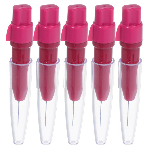 20Ud Herramientas Para Fieltro Con Aguja Y Mango Cómodo Rosado 2