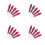 20Ud Herramientas Para Fieltro Con Aguja Y Mango Cómodo Rosado 4