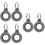 6Ud Protector De Silicona Para Con Llavero 7
