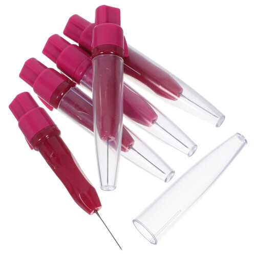 20Ud Herramientas Para Fieltro Con Aguja Y Mango Cómodo Rosado 1