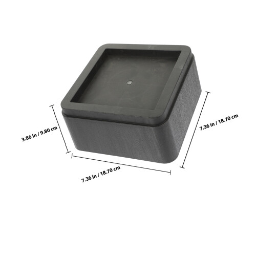 4Ud Soportes Ajustables Para Muebles De ABS Negro Para Y 1