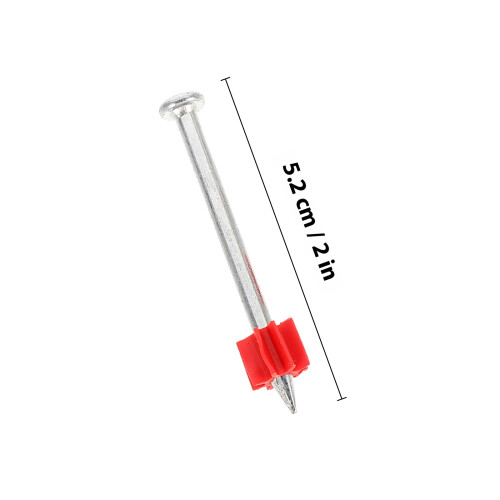 100Pièces Clous Mur Acier Fixation Durable Pour Béton Argenté 1
