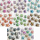 10PCS Halloween Two-Color Gradient Cloud-random color mixing 4