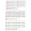 3Pièces Stickers Piano PVC Multicolores Accessoires Clavier Débutants 8