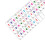 3Pièces Stickers Piano PVC Multicolores Accessoires Clavier Débutants 7