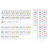 3Pièces Stickers Piano PVC Multicolores Accessoires Clavier Débutants 11