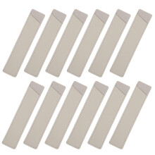 60Ud Estuche Bolígrafo PU Cuero Gris Funda Porta Bolígrafo