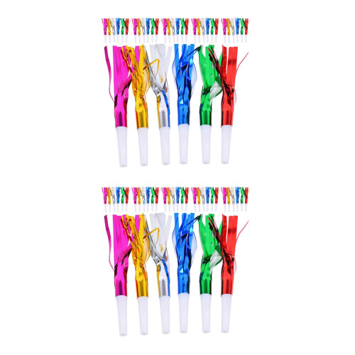 120Ud Silbatos De Fiesta Multicolor Con Para Niños 1