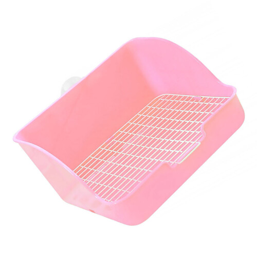 Bañera Entrenamiento Conejos Rosa Plástica Para Hogar