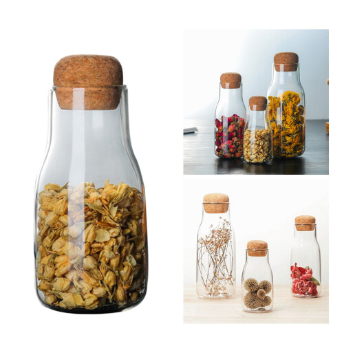 De Almacenamiento Vidrio Transparente 150 Ml Con 2