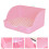 Bañera Entrenamiento Conejos Rosa Plástica Para Hogar 9